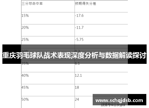 重庆羽毛球队战术表现深度分析与数据解读探讨